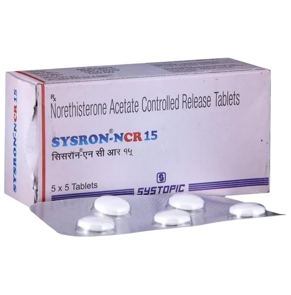 sysron ncr 15mg tablet 5's